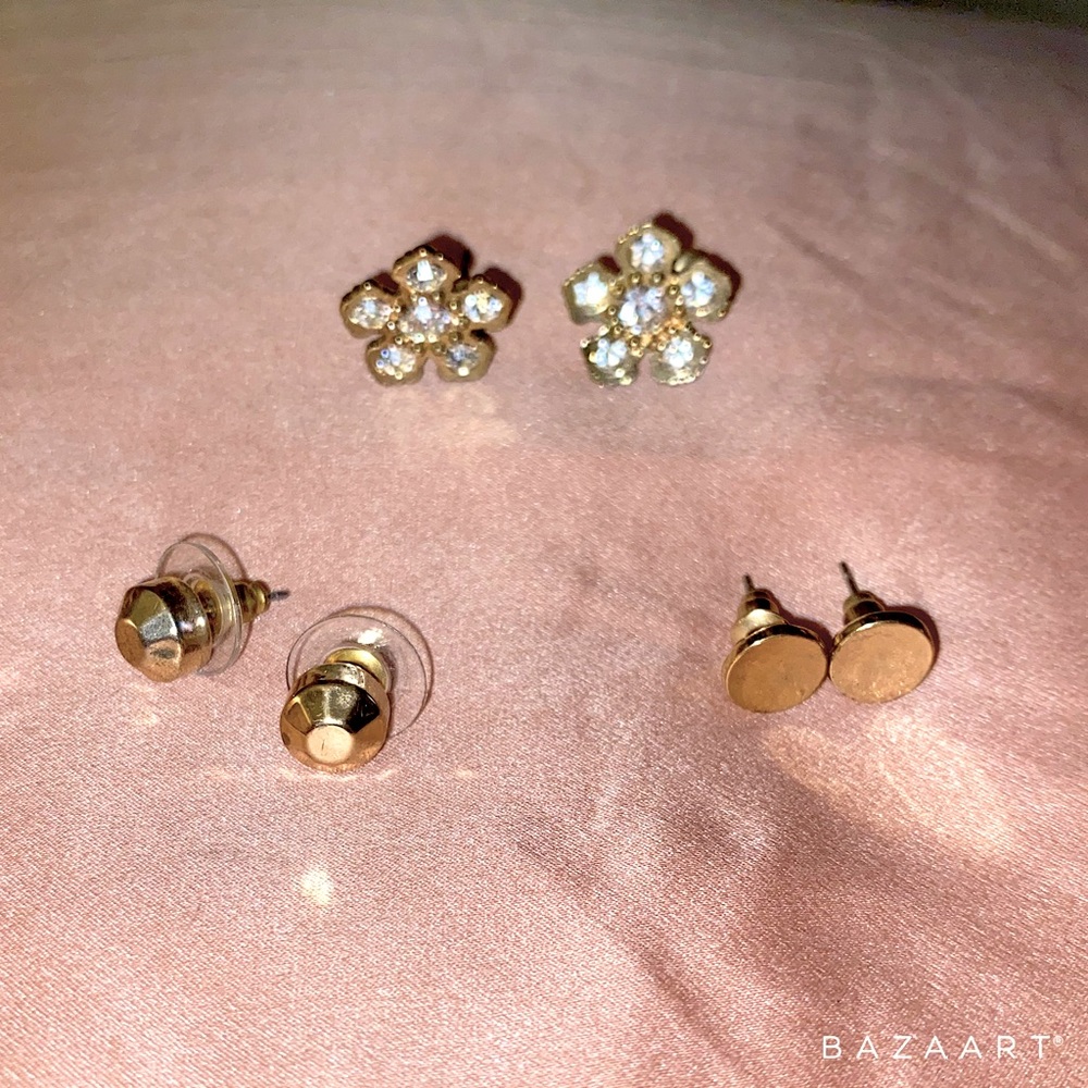 Simple studs/ baby hoops
